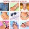 Friendship Bracelet Kit, 16800pcs, 96 Colors Polymer Clay Beads & 24 Colors Glass Seed Beads, 400 Letters Beads,Bracelet Making Kit for DIY Jewelry Making&Friendship Bracelet Making